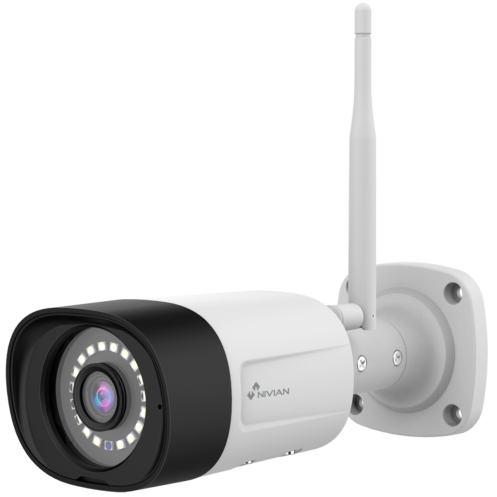 Câmara Wi-Fi adicional Nivian bullet 3 MP para exterior